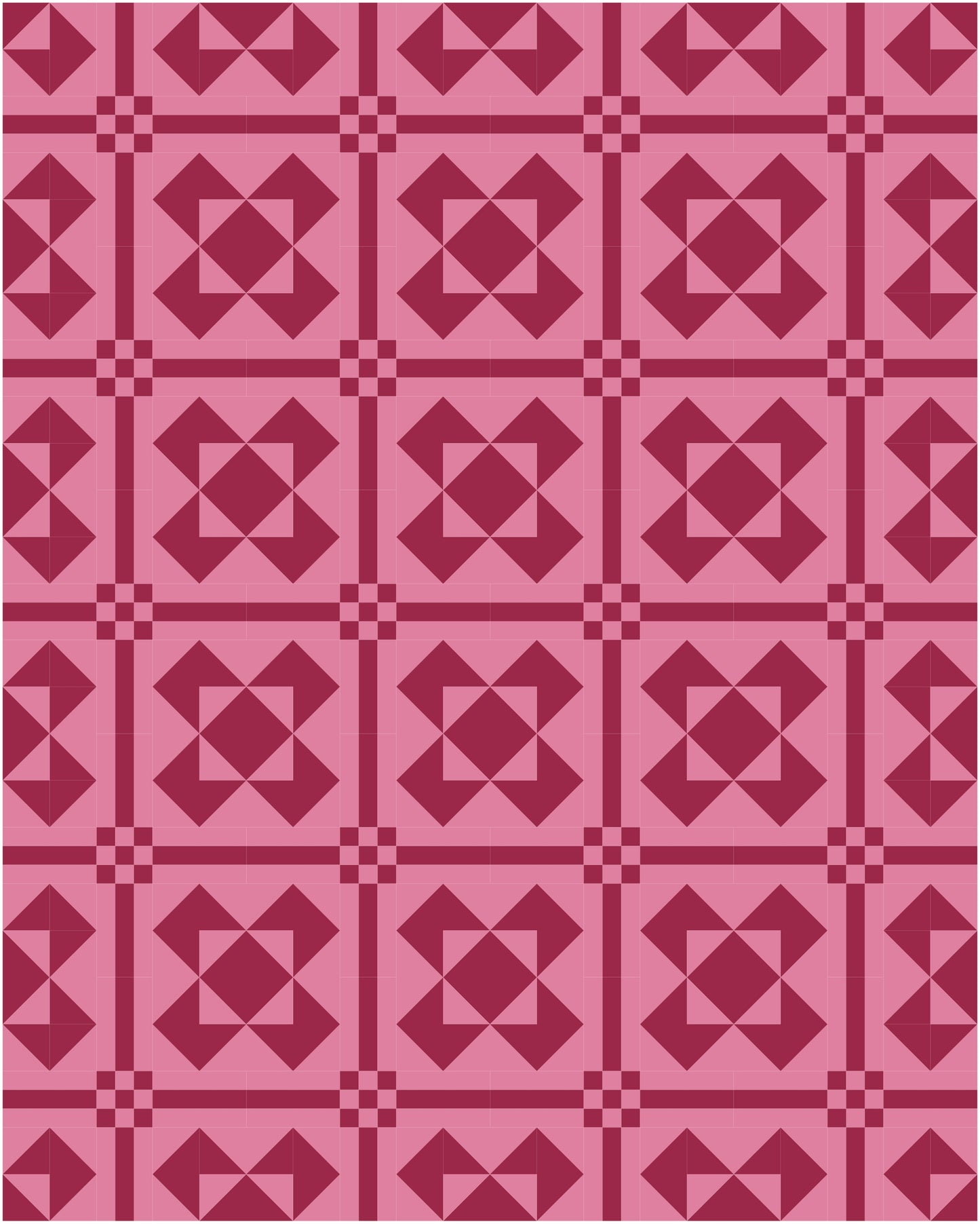 Aurora Quilt Kit (Cherry Cola)