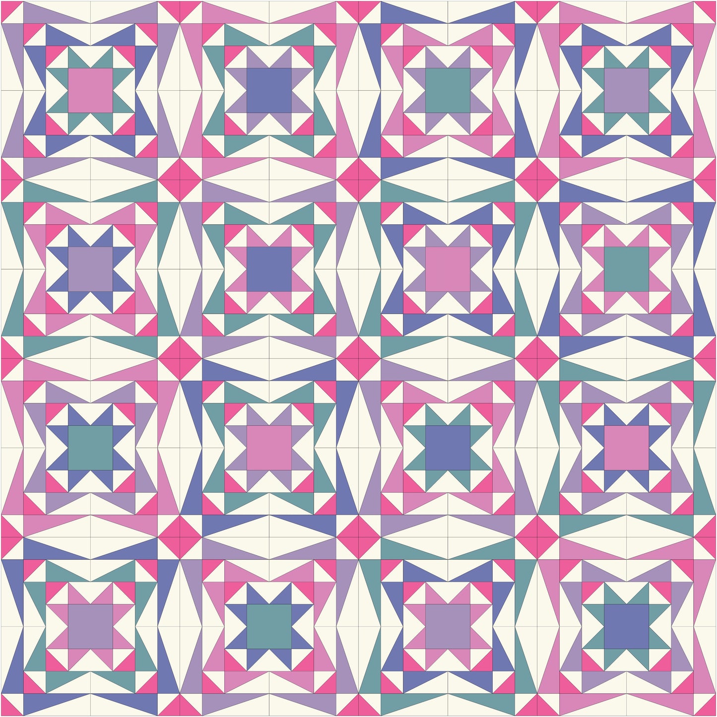 Sunkissed Stars Quilt Kit (Barbie Girl)