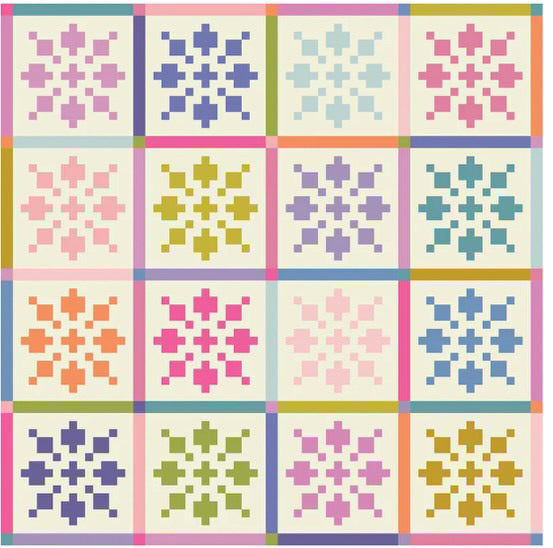 Wintry Quilt Kit (Version 1 with cover colors)