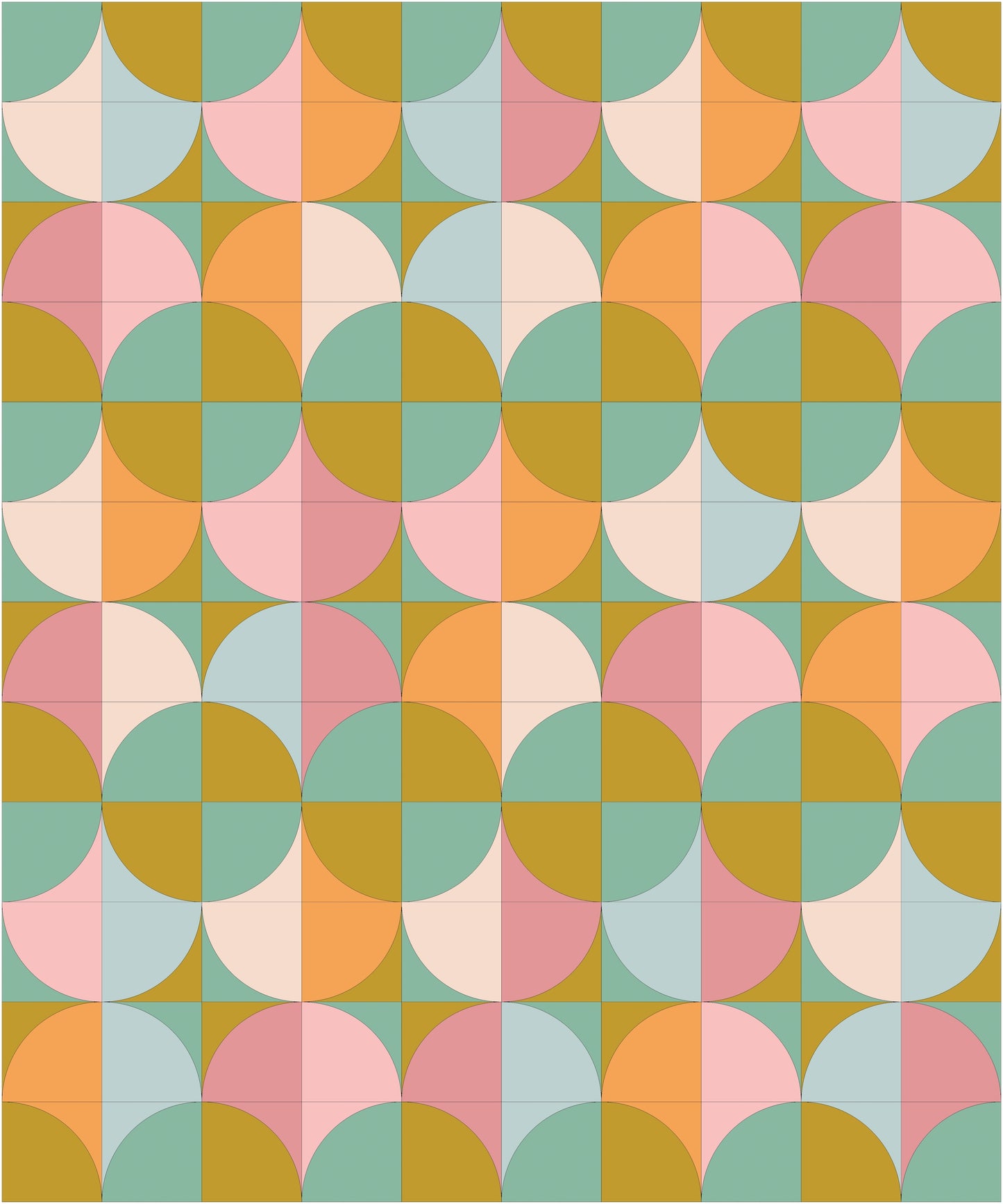 Fronds Quilt Kit (Desert Sunrise)