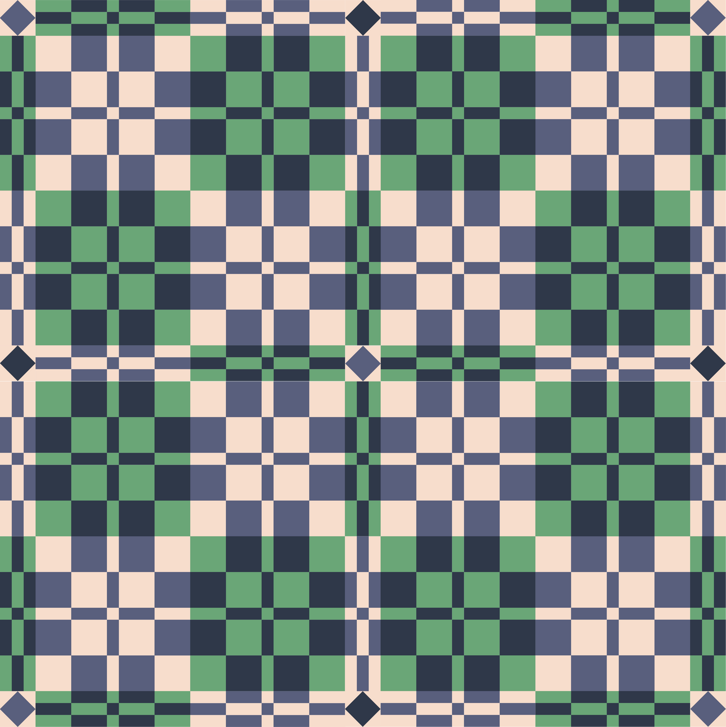 Garden Party Plaid Quilt Kit (Clover)