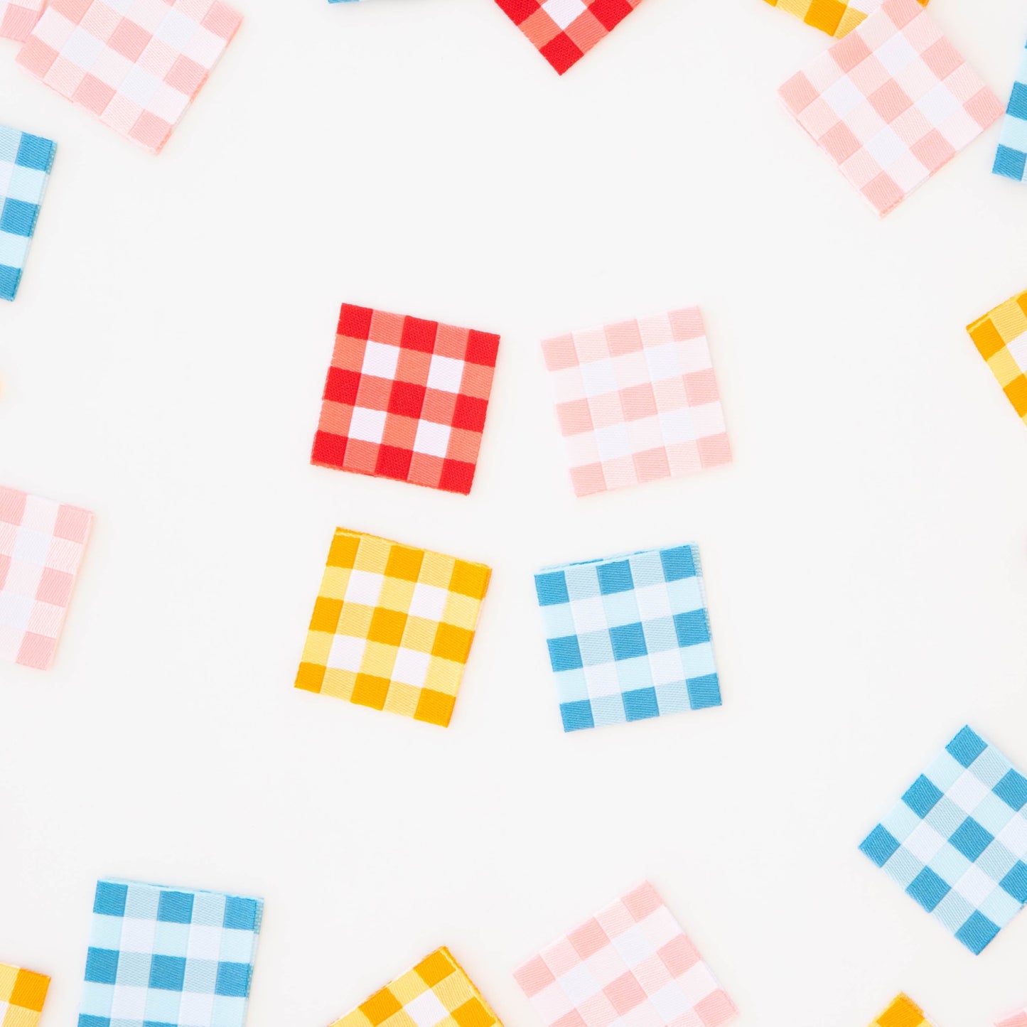 Gingham Quilt Labels - Multipack