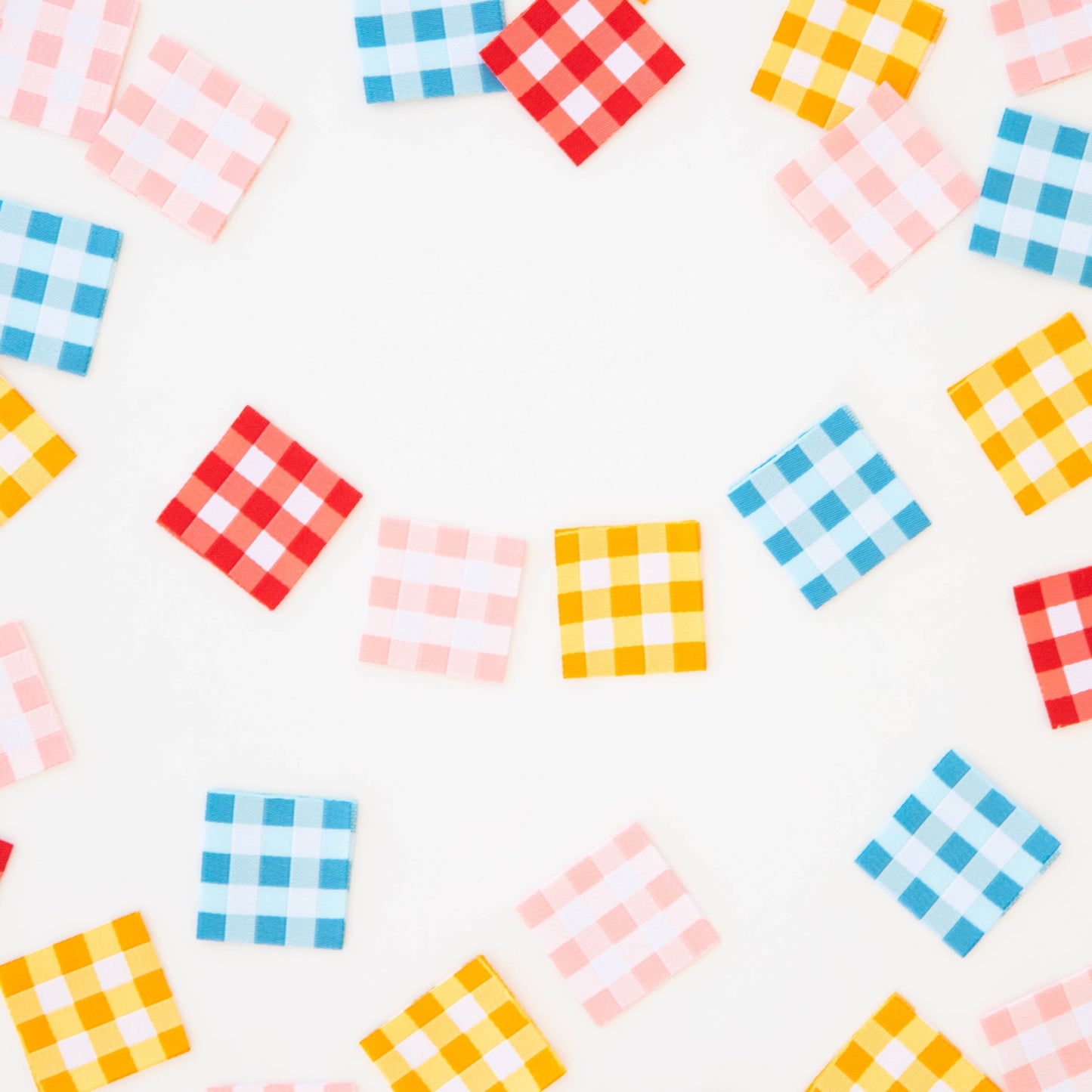Gingham Quilt Labels - Multipack