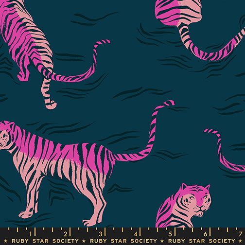Tigress - Dark Teal RAYON- PREORDER