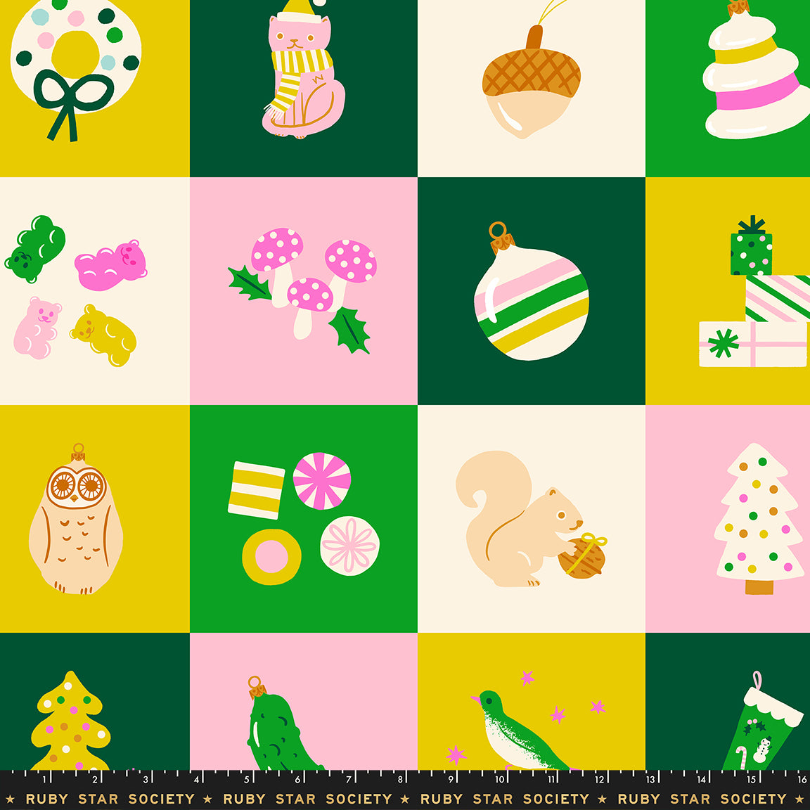 Merry Happy Panel - Verdant - PREORDER