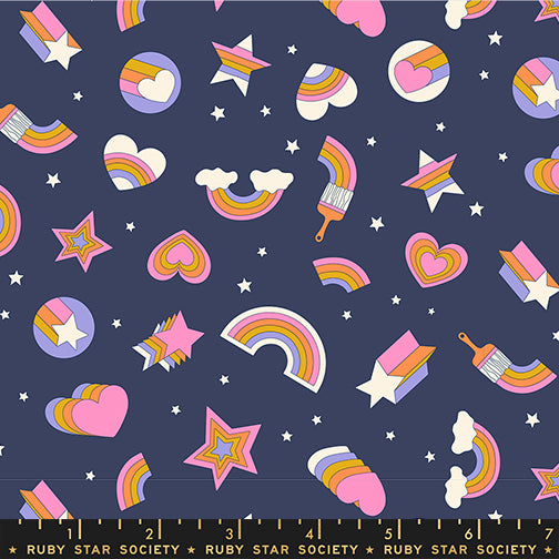 Rainbow Stickers - Bluebell - PREORDER