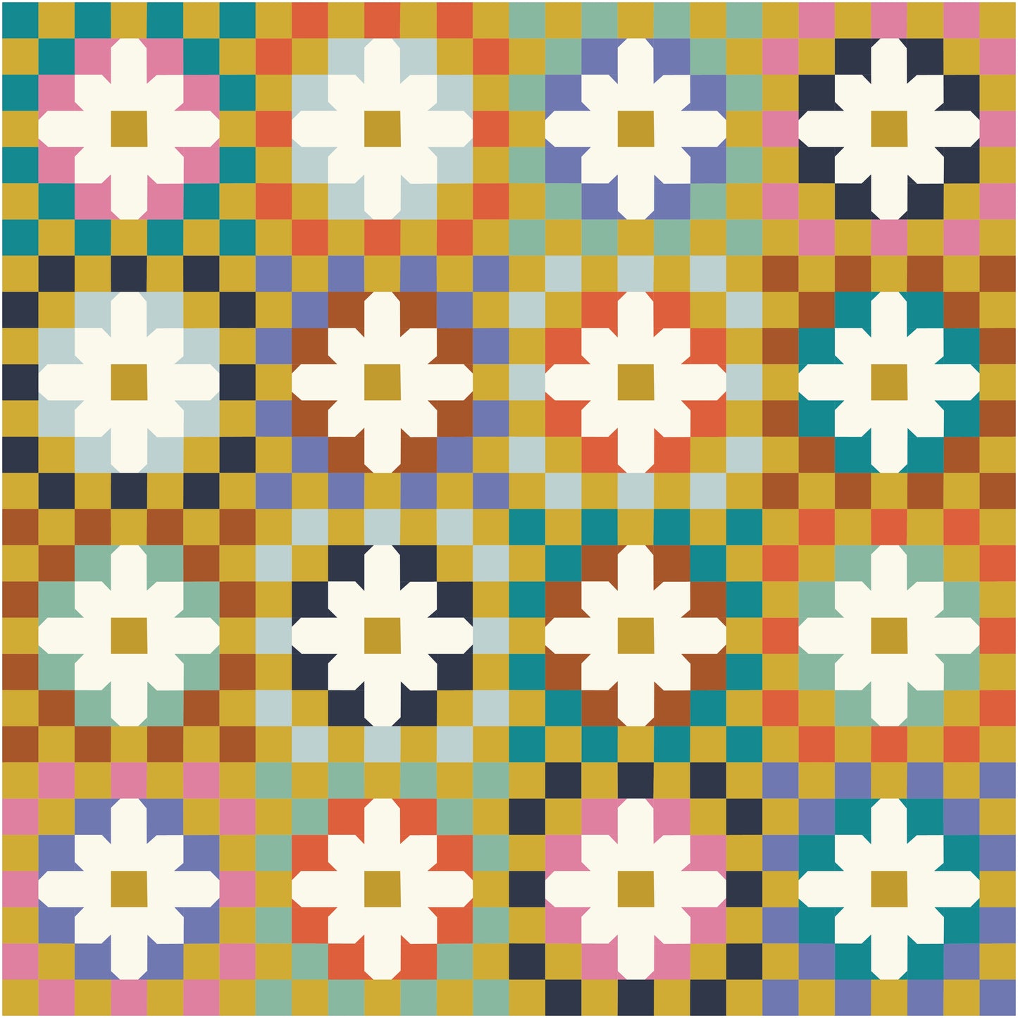Retro Crochet Quilt Kit (Shag Carpet)