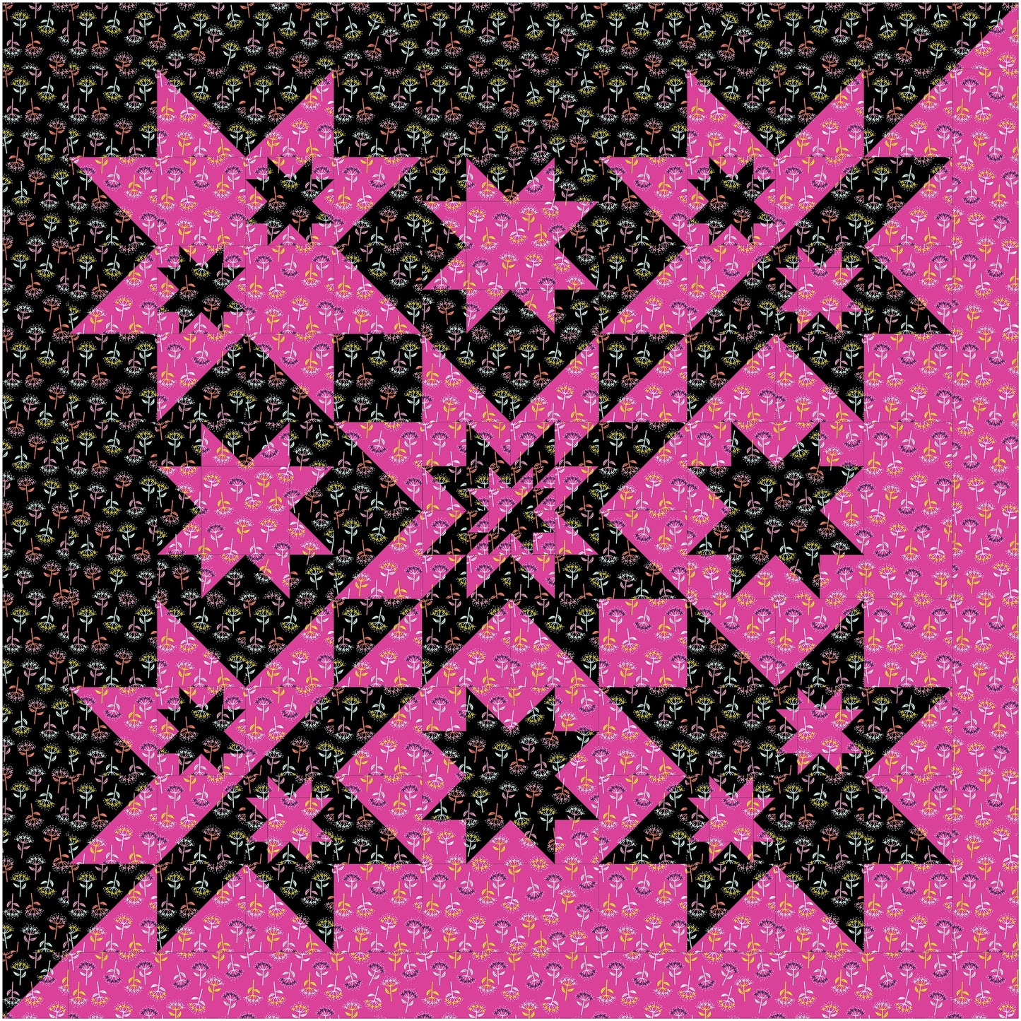 Split Personality Quilt Kit (Bloom)