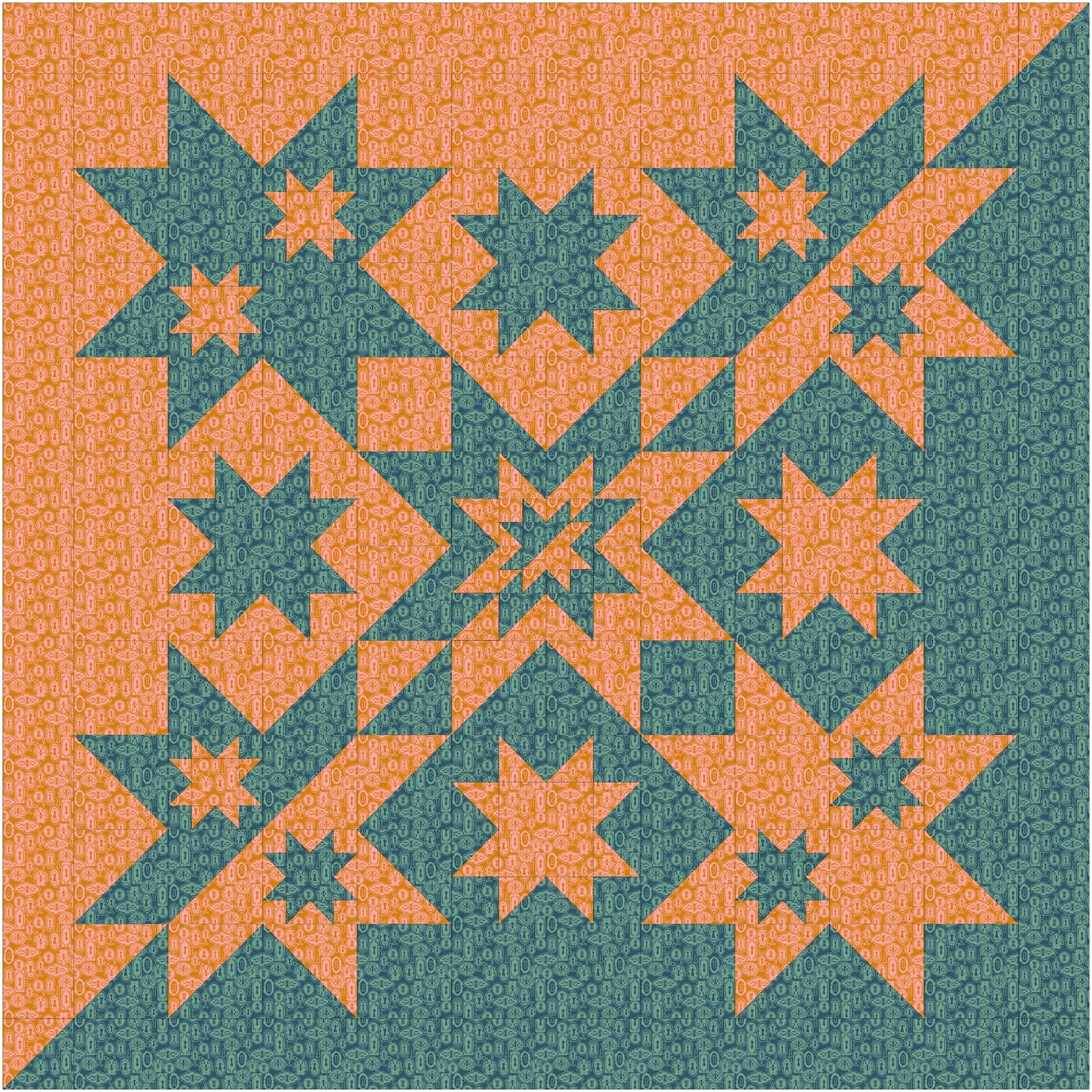Split Personality Quilt Kit (Nook)