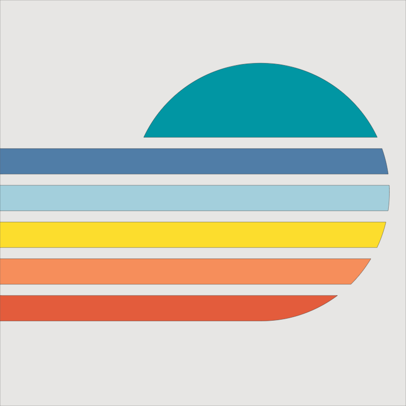 70's Sun Quilt Kit (Orbital Sunrise - Light)