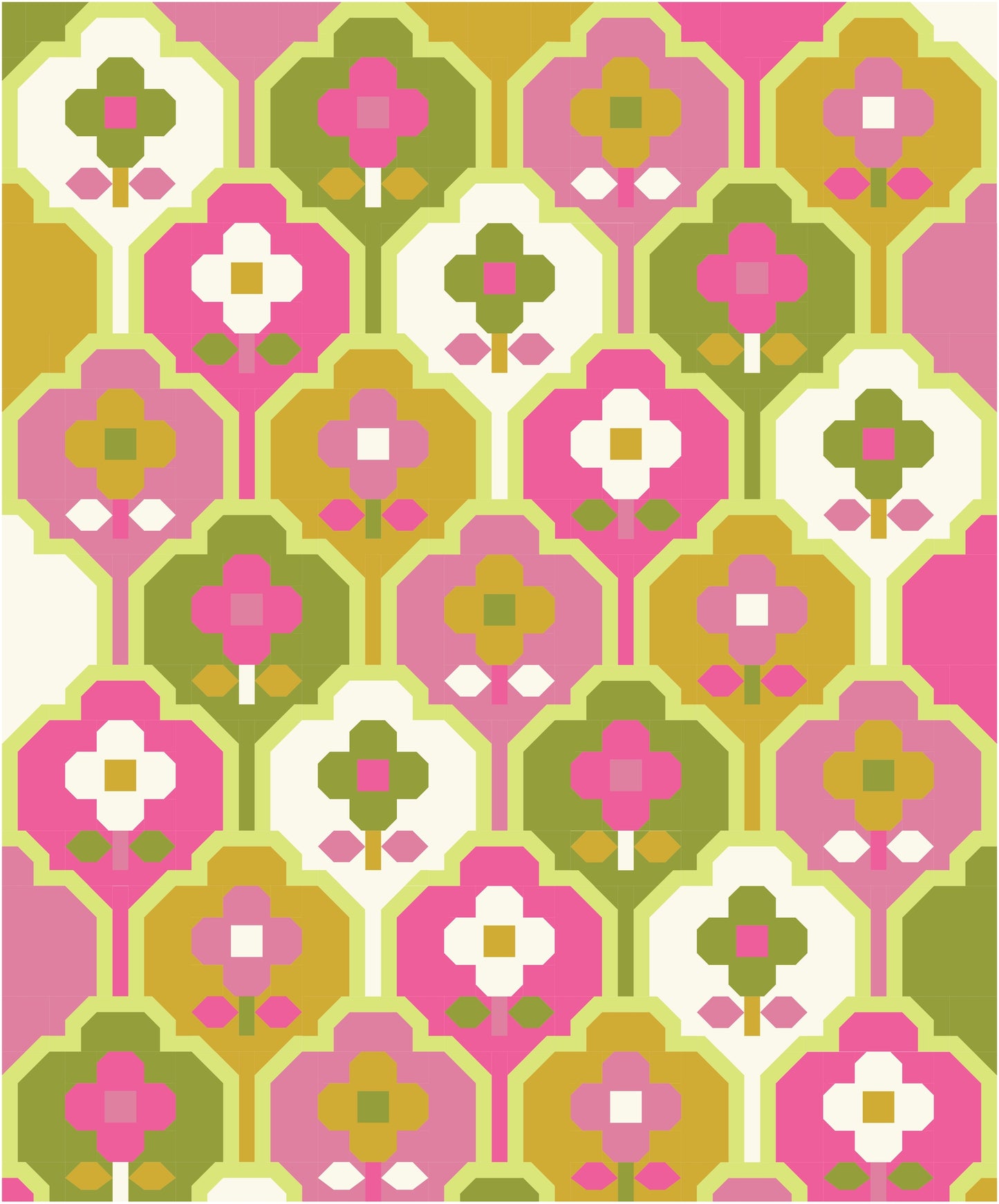 Wallflower Quilt Kit (Sunny Daze)