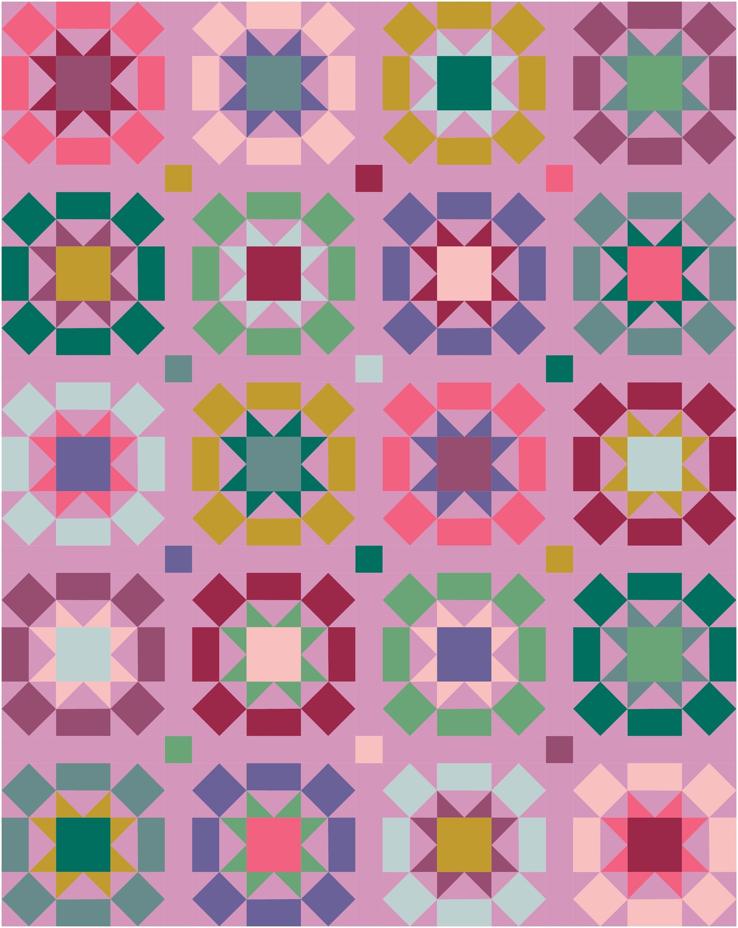 Wildflower Mix Quilt Kit (Pollinators)