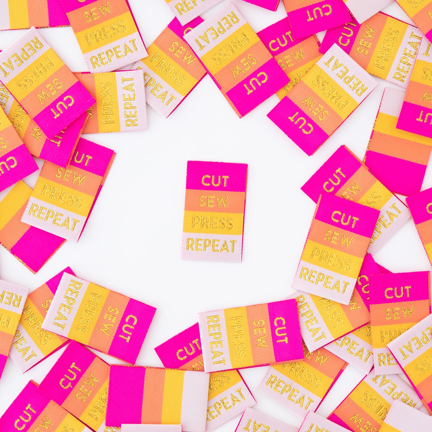 Cut Sew Press Repeat Quilt Labels