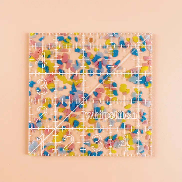 4.5" Square Confetti Quilting Ruler