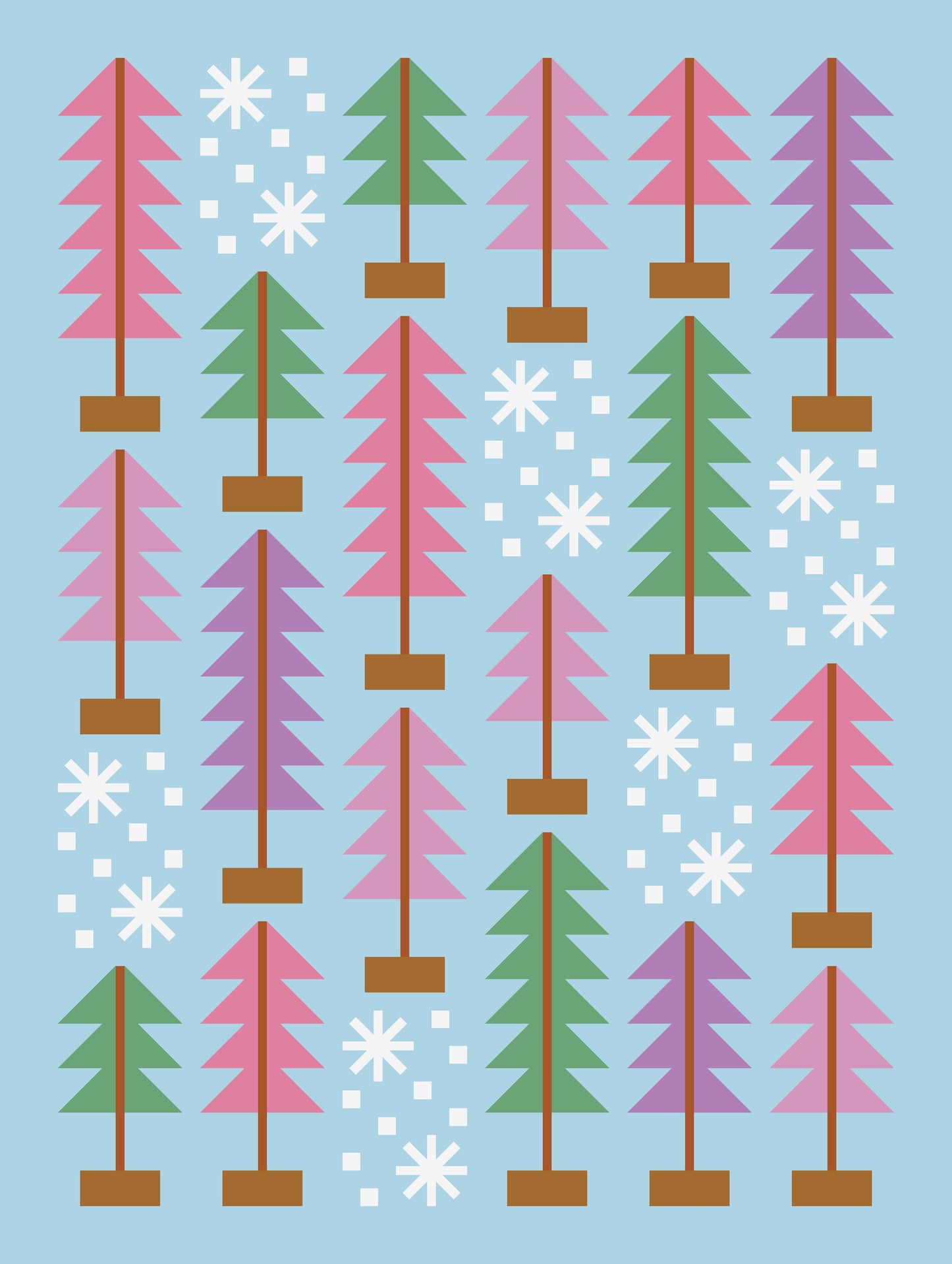 All Spruced Up Quilt Kit (Frosted Firs)
