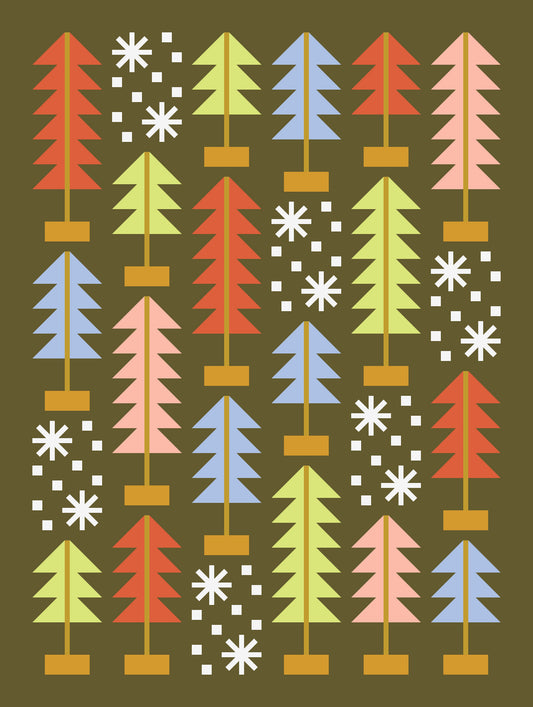 All Spruced Up Quilt Kit (Roasted Chestnuts)