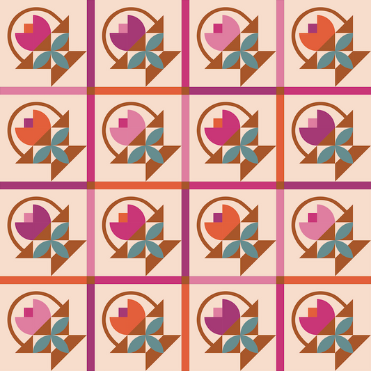 Bloom Basket Quilt Kit (Tulip Field)
