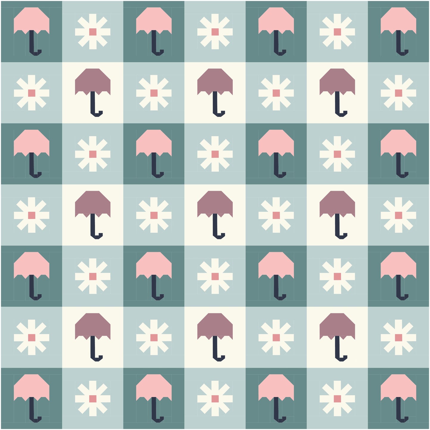 Chance of Rain Quilt Kit (Blue)