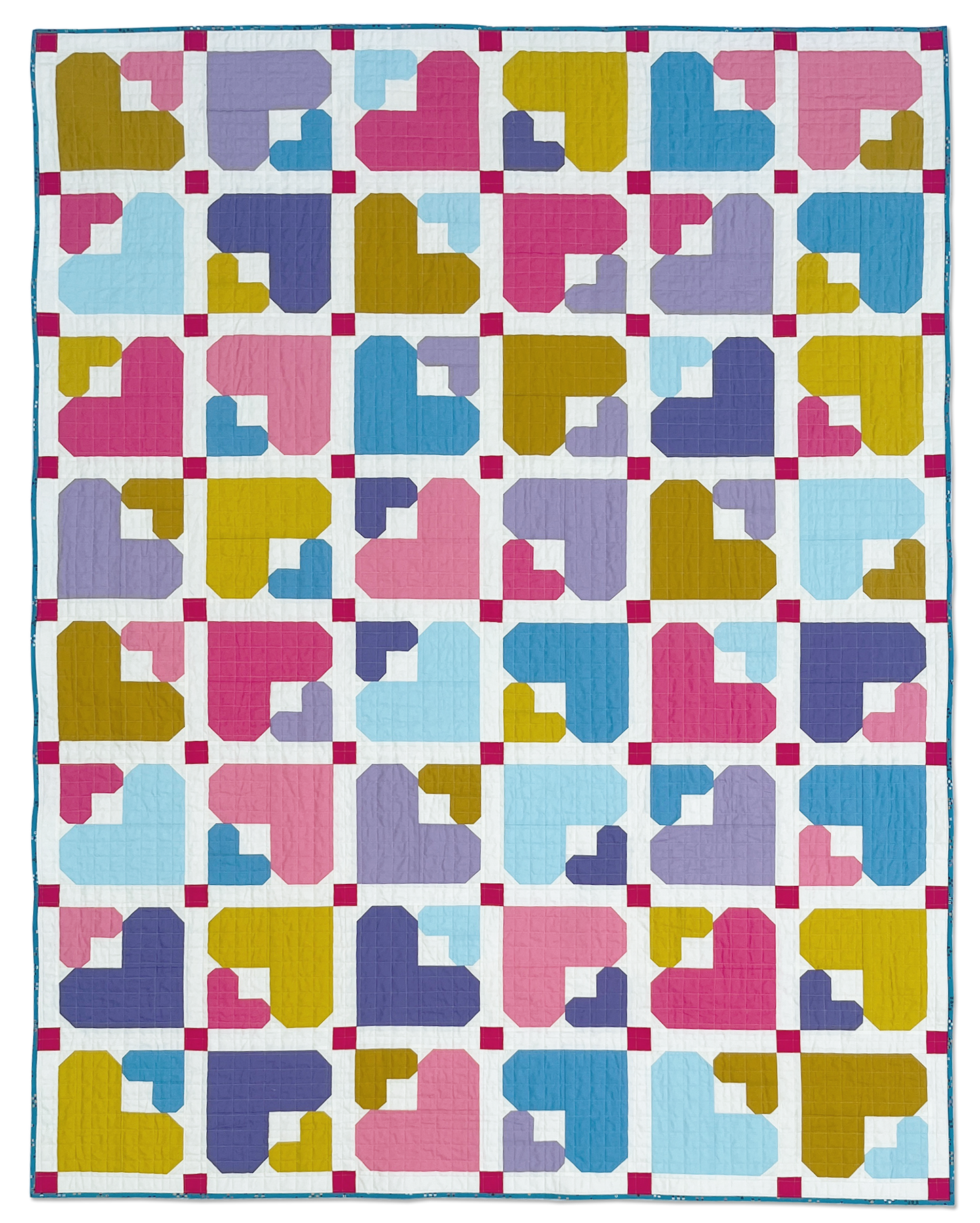 Marked With a Heart Quilt Pattern (PDF Download)