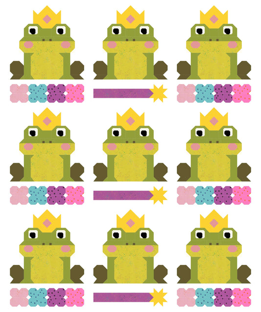 Fairy Tale Frogs Quilt Kit