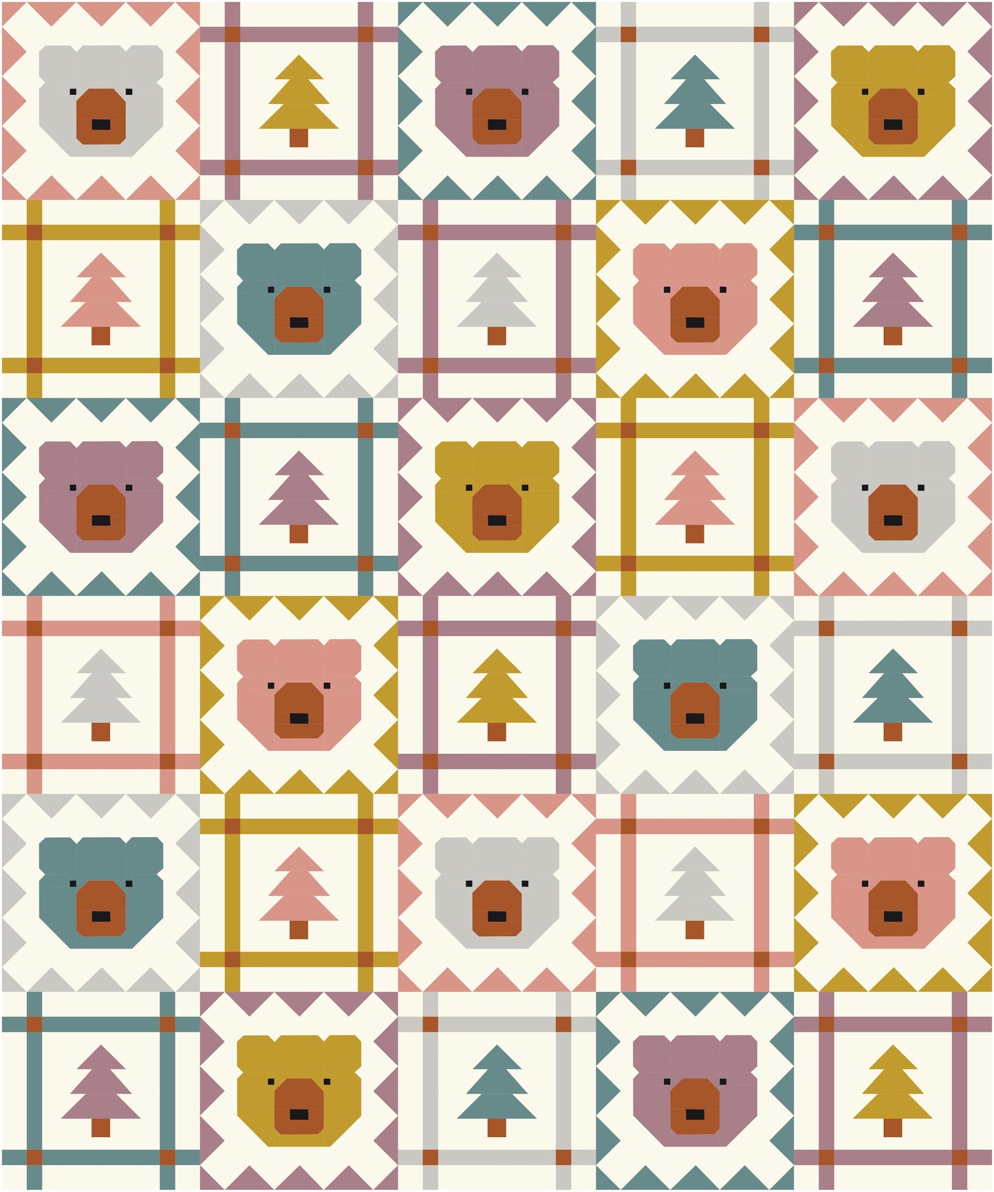 Grizzly Grove Quilt Kit (Teddy Bear)