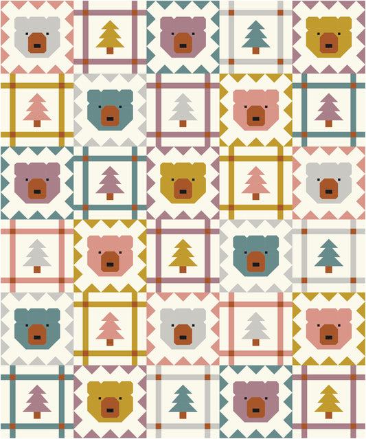 Grizzly Grove Quilt Kit (Teddy Bear)