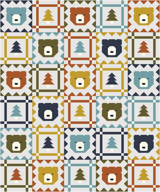 Grizzly Grove Quilt Kit (Camp Out)