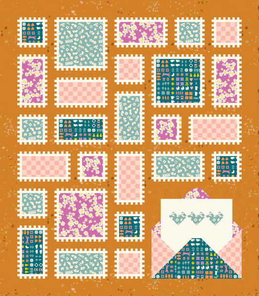 Happy Mail Quilt Kit (Papercuts 2 - Earth)