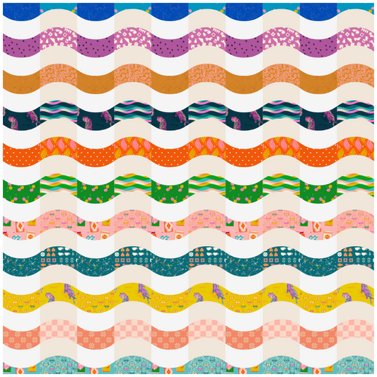 Ripple Chips Quilt Kit (Ruby Star Superfan)