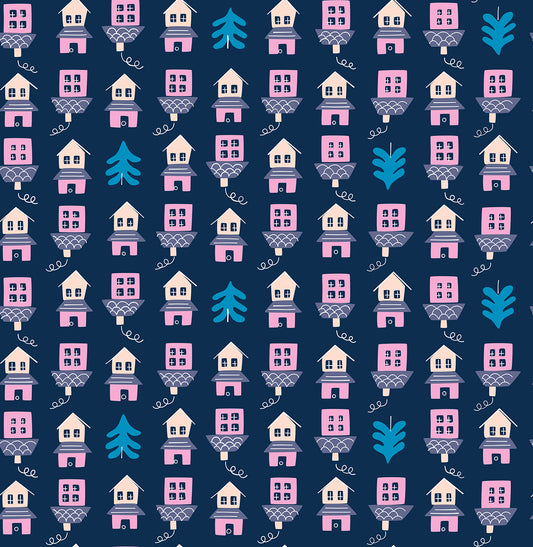 Little Houses - Navy