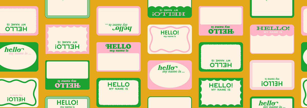 Hello My Name Is - Goldenrod - PREORDER