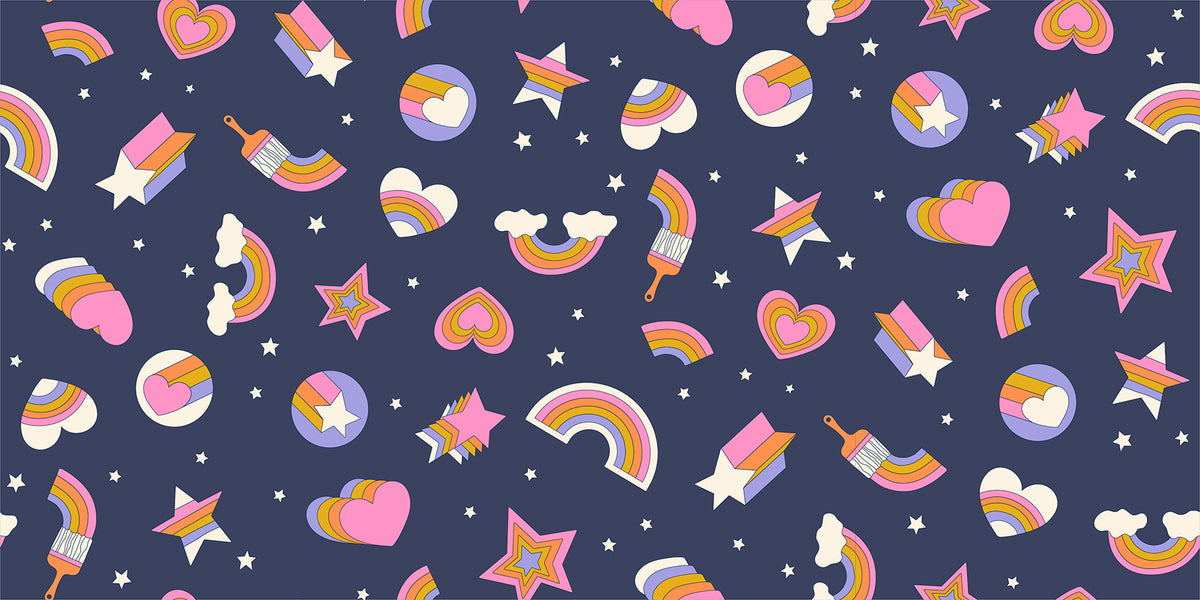 Rainbow Stickers - Bluebell - PREORDER