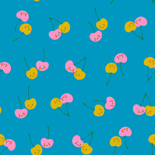 Cherry Friends - Bright Blue