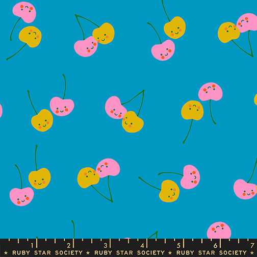 Cherry Friends - Bright Blue