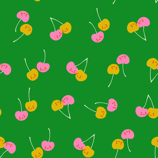 Cherry Friends - Deep Verdant