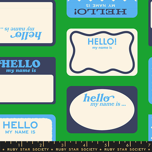 Hello My Name Is - Deep Verdant - PREORDER