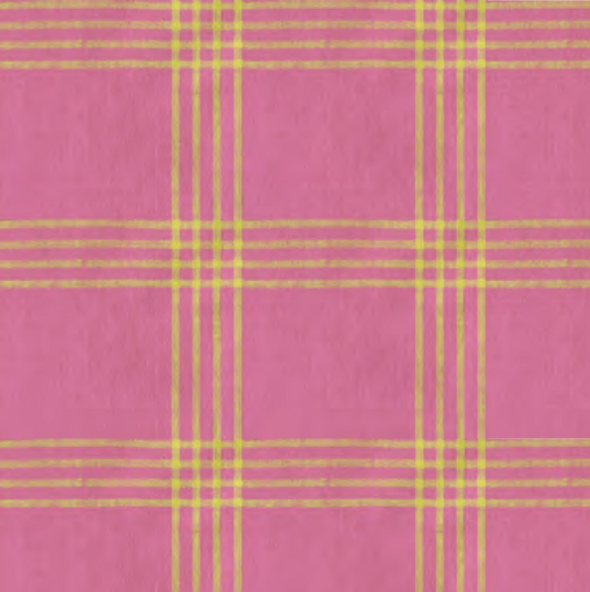 Tattersome - Vivid Pink WOVEN - PREORDER