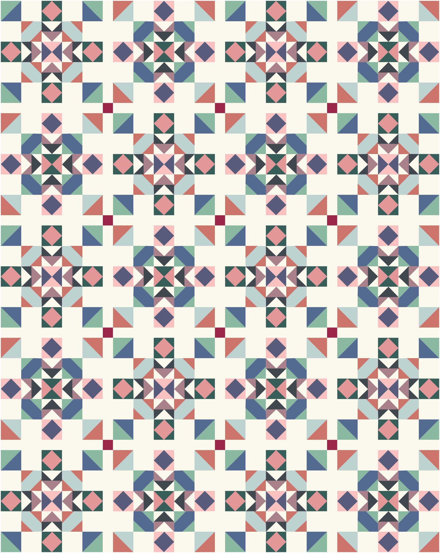 Azalea Valley Quilt Kit (Seaside Pansy)
