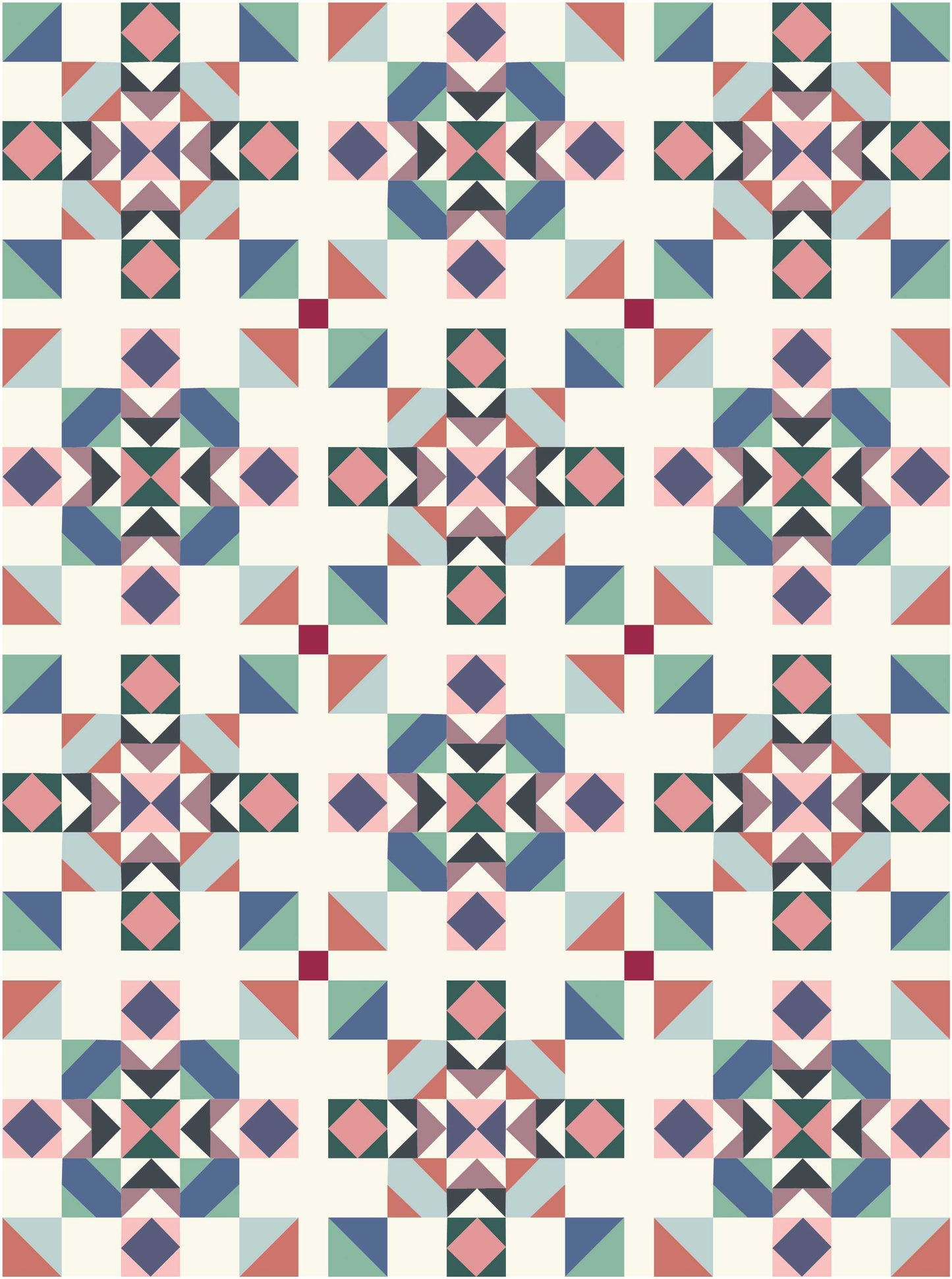 Azalea Valley Quilt Kit (Seaside Pansy)