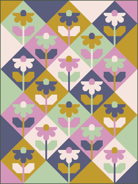 Growing Quilt Kit (Violet Bloom)