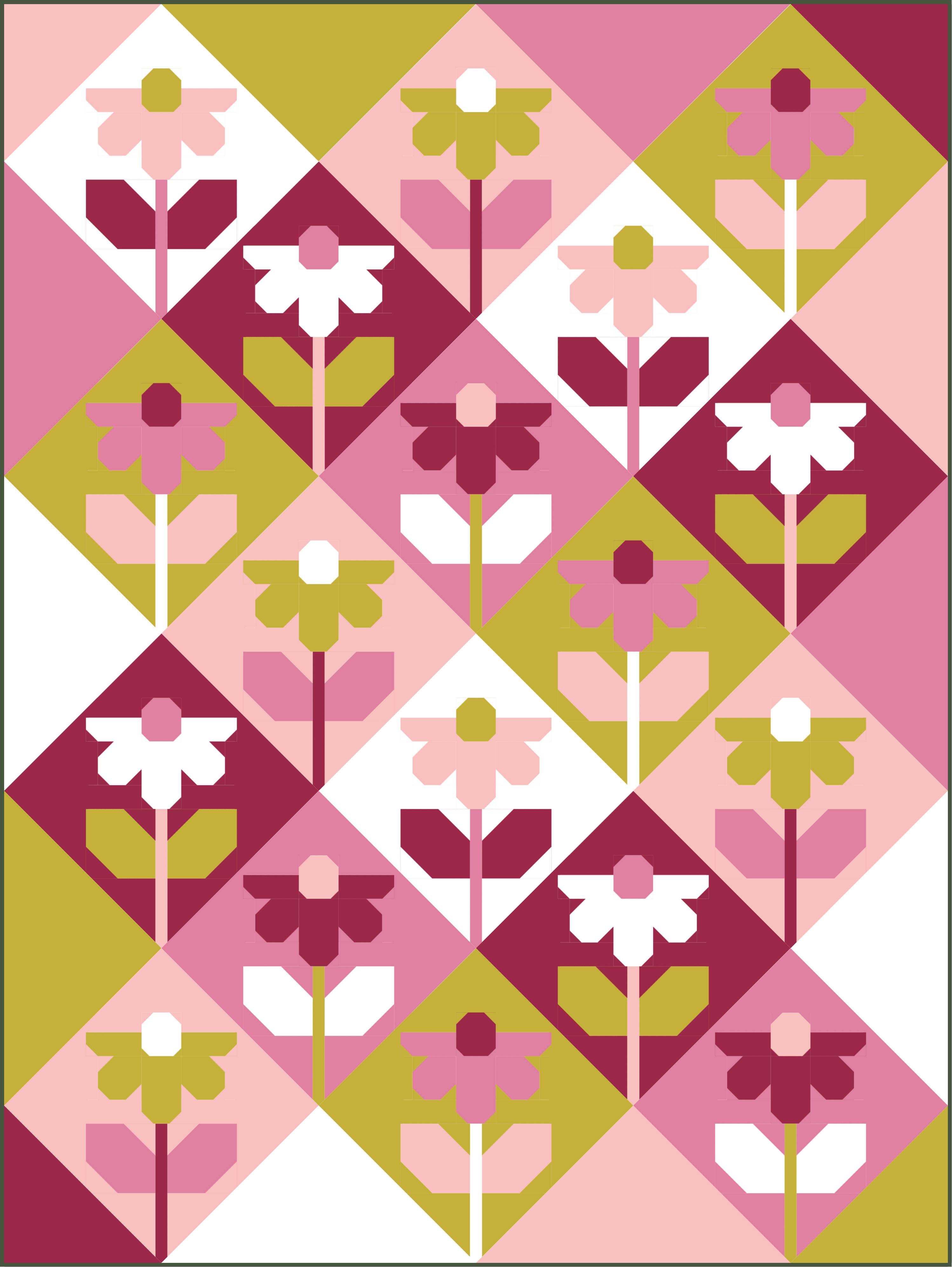 Root Throws Growing Quilt Kit (Rose Garden) – Made In The Shed Quilts
