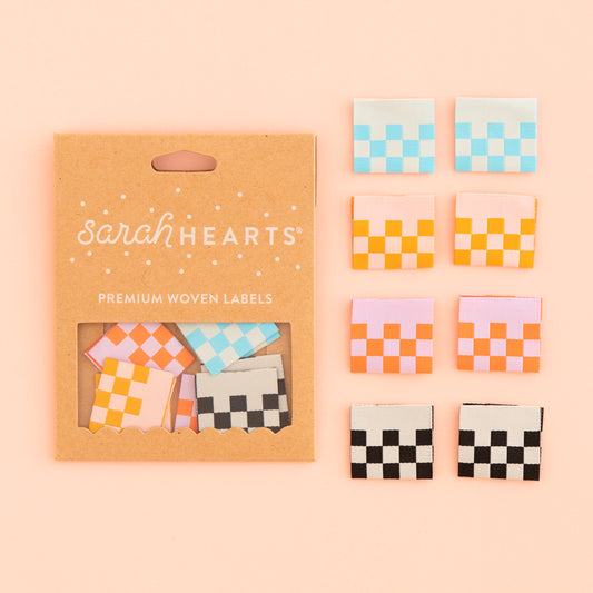 Checkerboard Quilt Labels